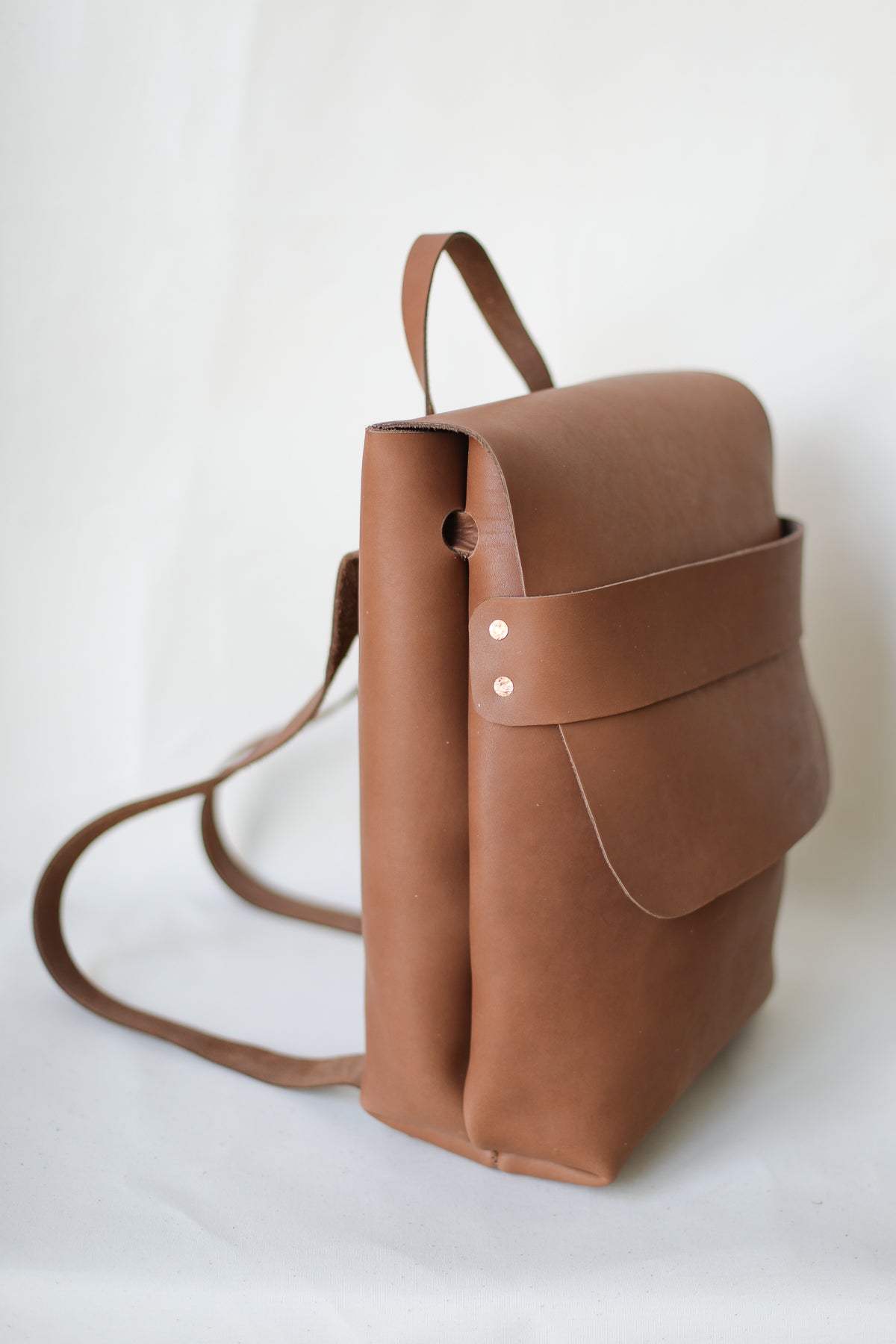 Leather Knapsack