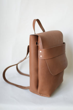 Leather Knapsack