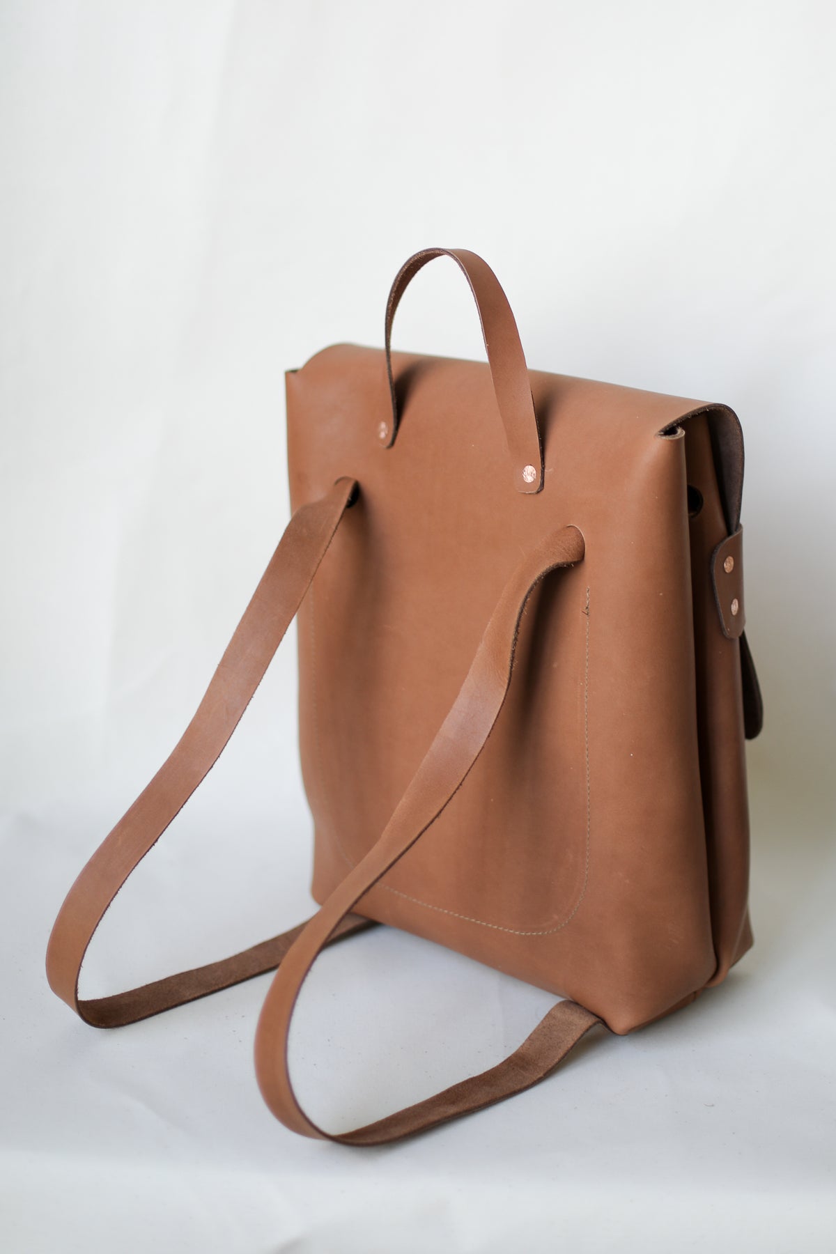 Leather Knapsack