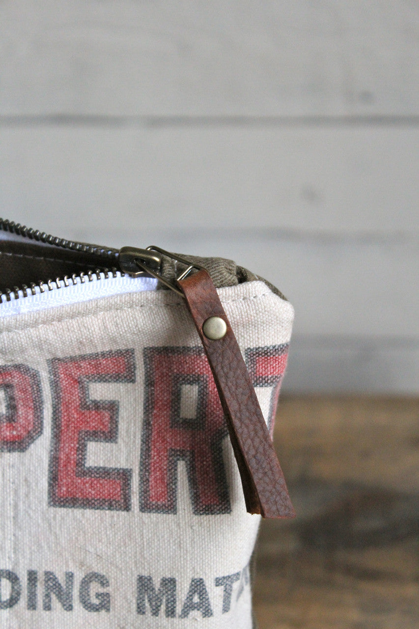 World War 1 Canvas & Lumber Apron Utility Pouch