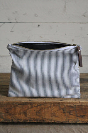 1950's era Striped Cotton Utility Pouch