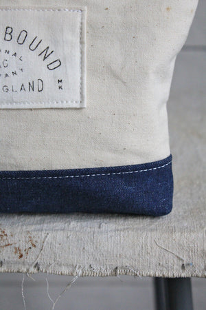 WWII era Denim & Canvas Utility Pouch