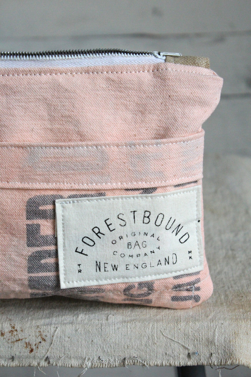 1950's era Feed Sack Pocket Utility Pouch
