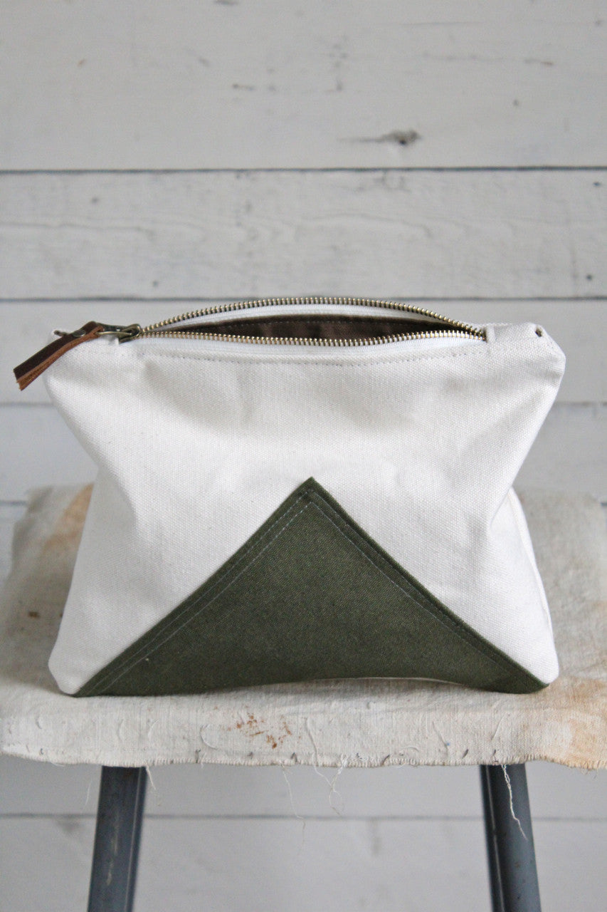 Printed Canvas Utility Pouch