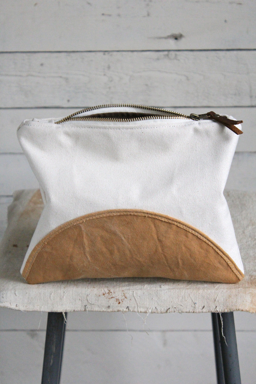 Printed Canvas Utility Pouch