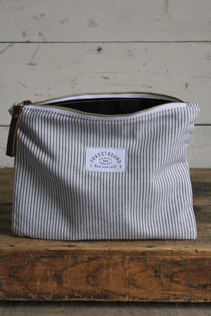 1950's era Striped Cotton Utility Pouch