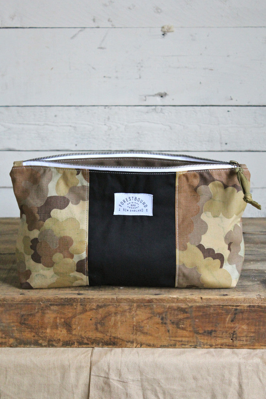 Korean War era Cloud Camo & WWII era US Navy Canvas Utility Pouch