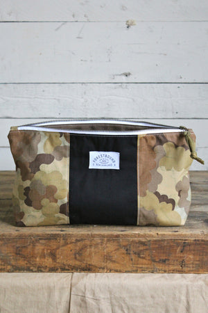 Korean War era Cloud Camo & WWII era US Navy Canvas Utility Pouch