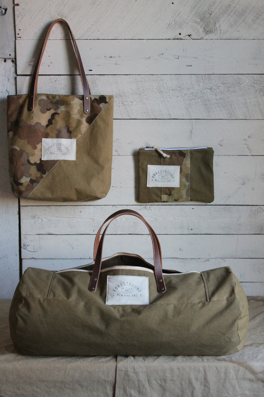 RAFFLE TICKET - Canvas & Cloud Camo Utility Pouch