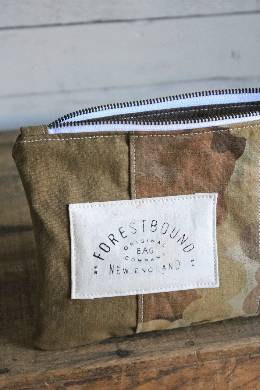 RAFFLE TICKET - Canvas & Cloud Camo Utility Pouch