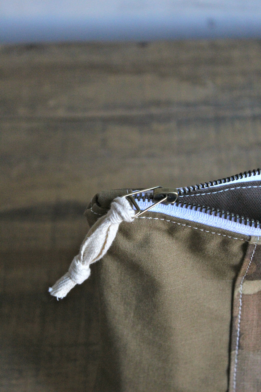 RAFFLE TICKET - Canvas & Cloud Camo Utility Pouch