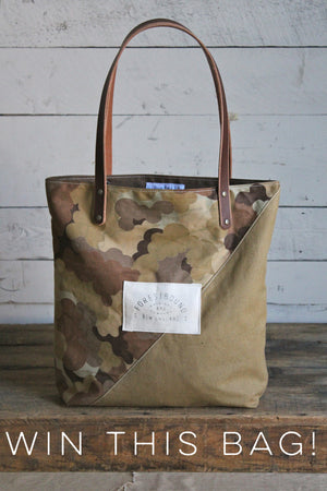 RAFFLE TICKET - Canvas & Cloud Camo Tote Bag