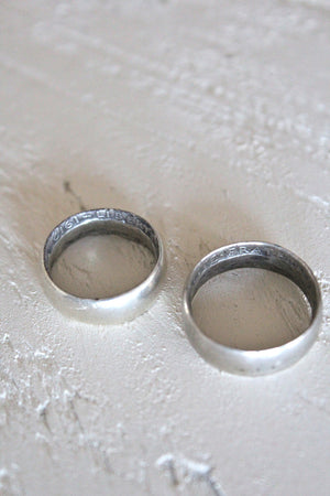 World War 1 Trench Art Rings