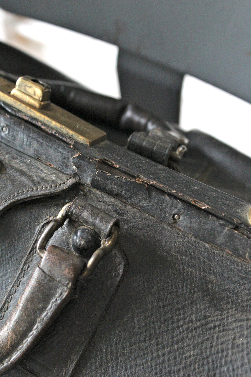 Black Leather Doctors Bag