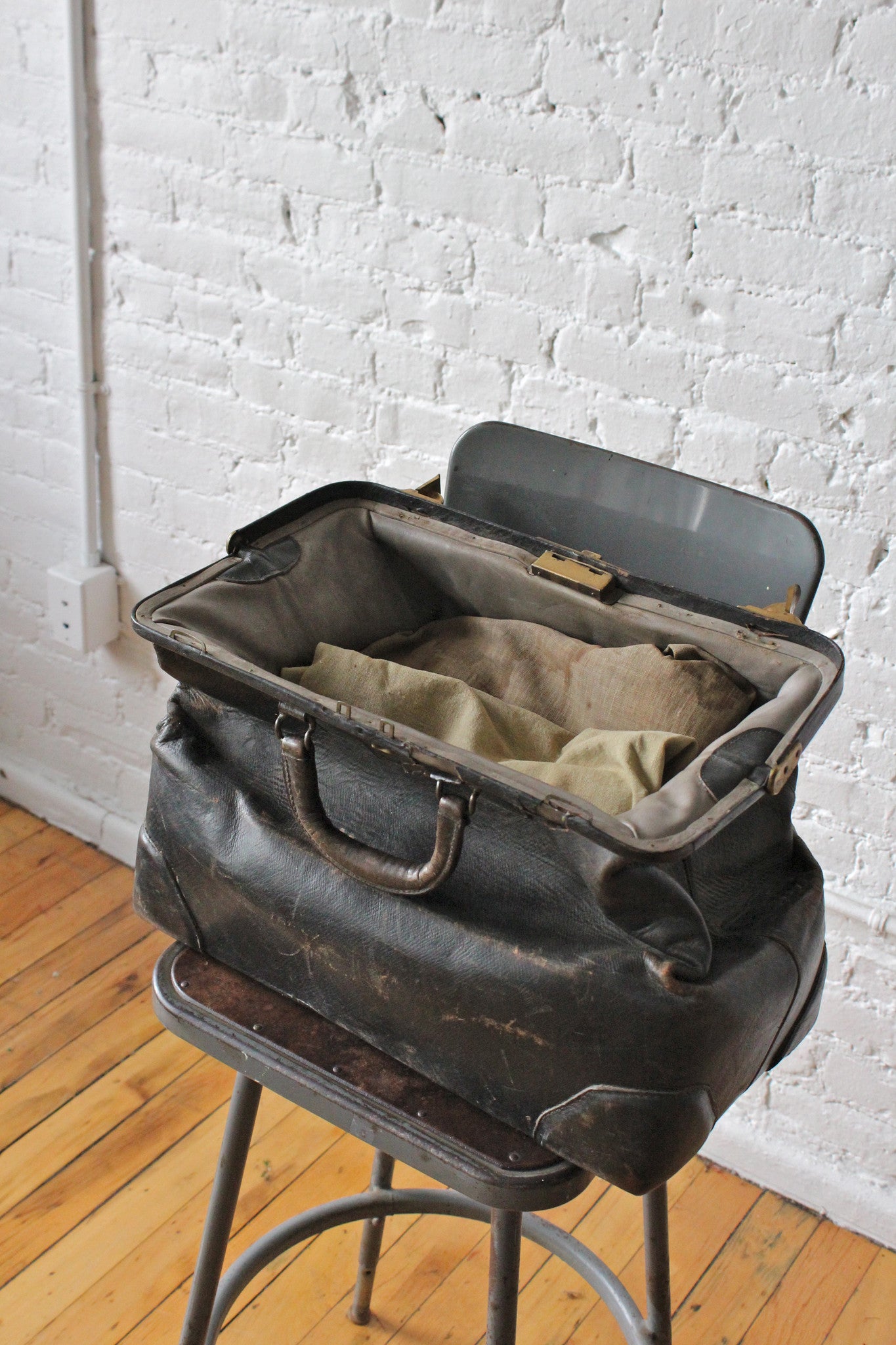 Black Leather Doctors Bag