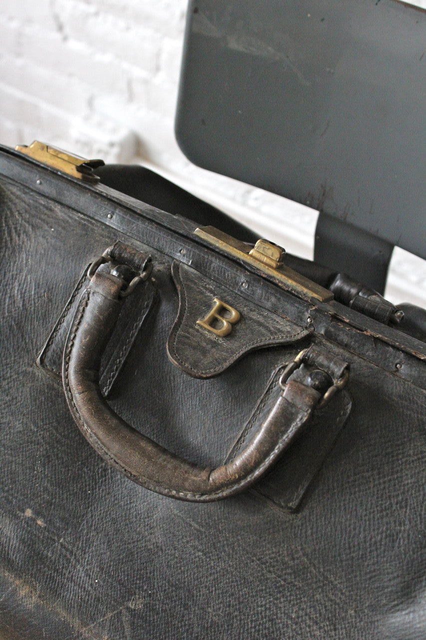 Black Leather Doctors Bag