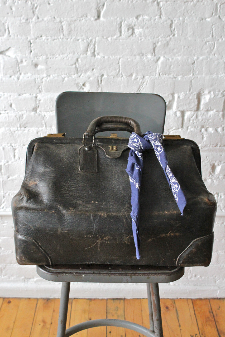 Black Leather Doctors Bag