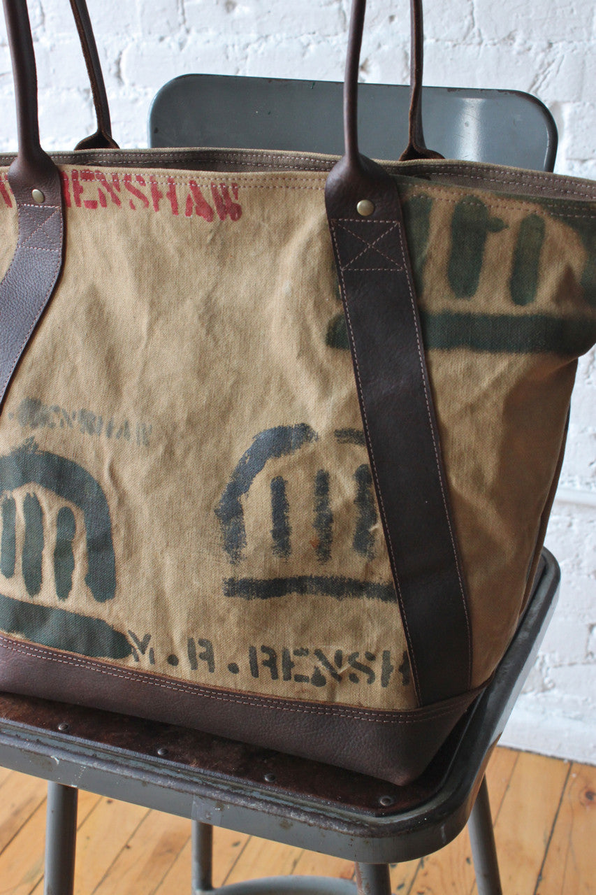 WWII era Canvas Carryall