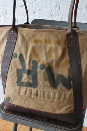WWII era Canvas Carryall