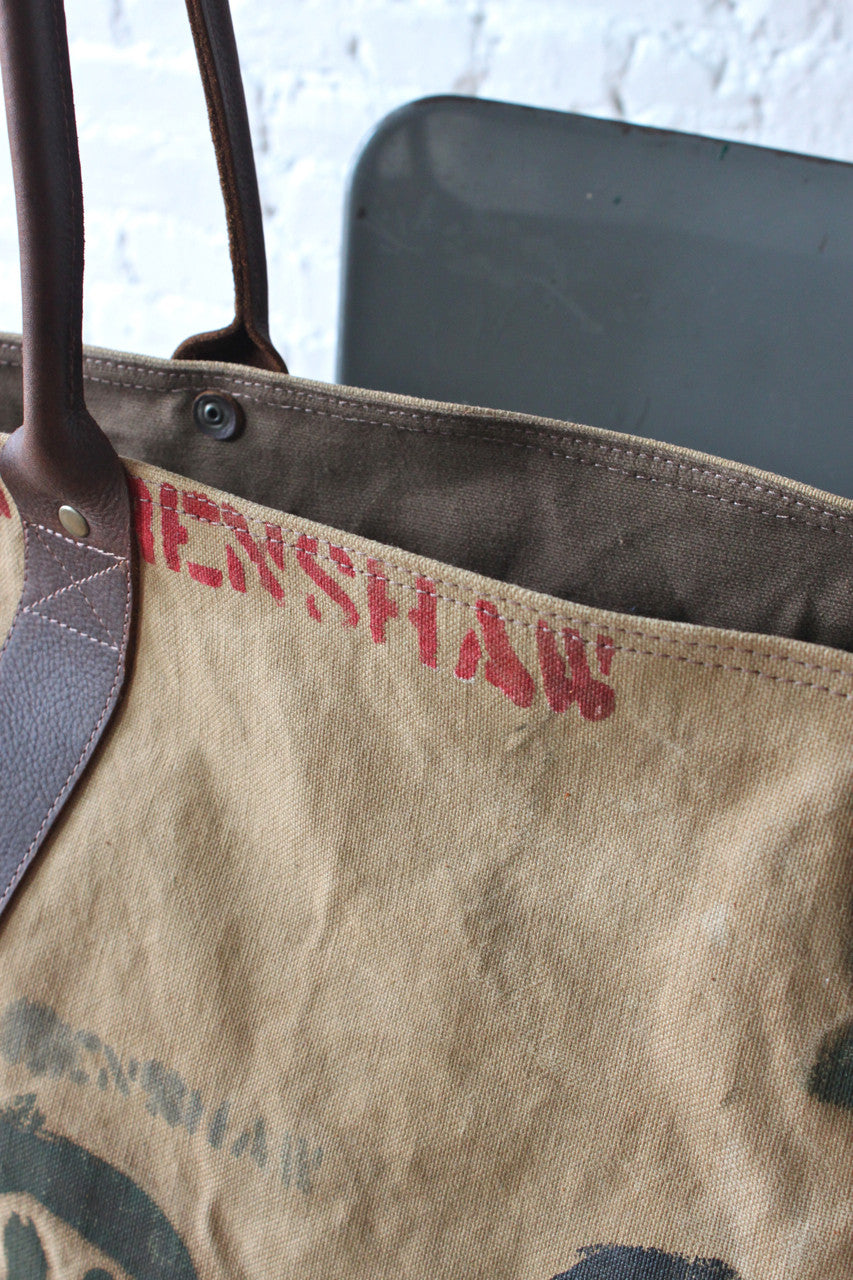 WWII era Canvas Carryall