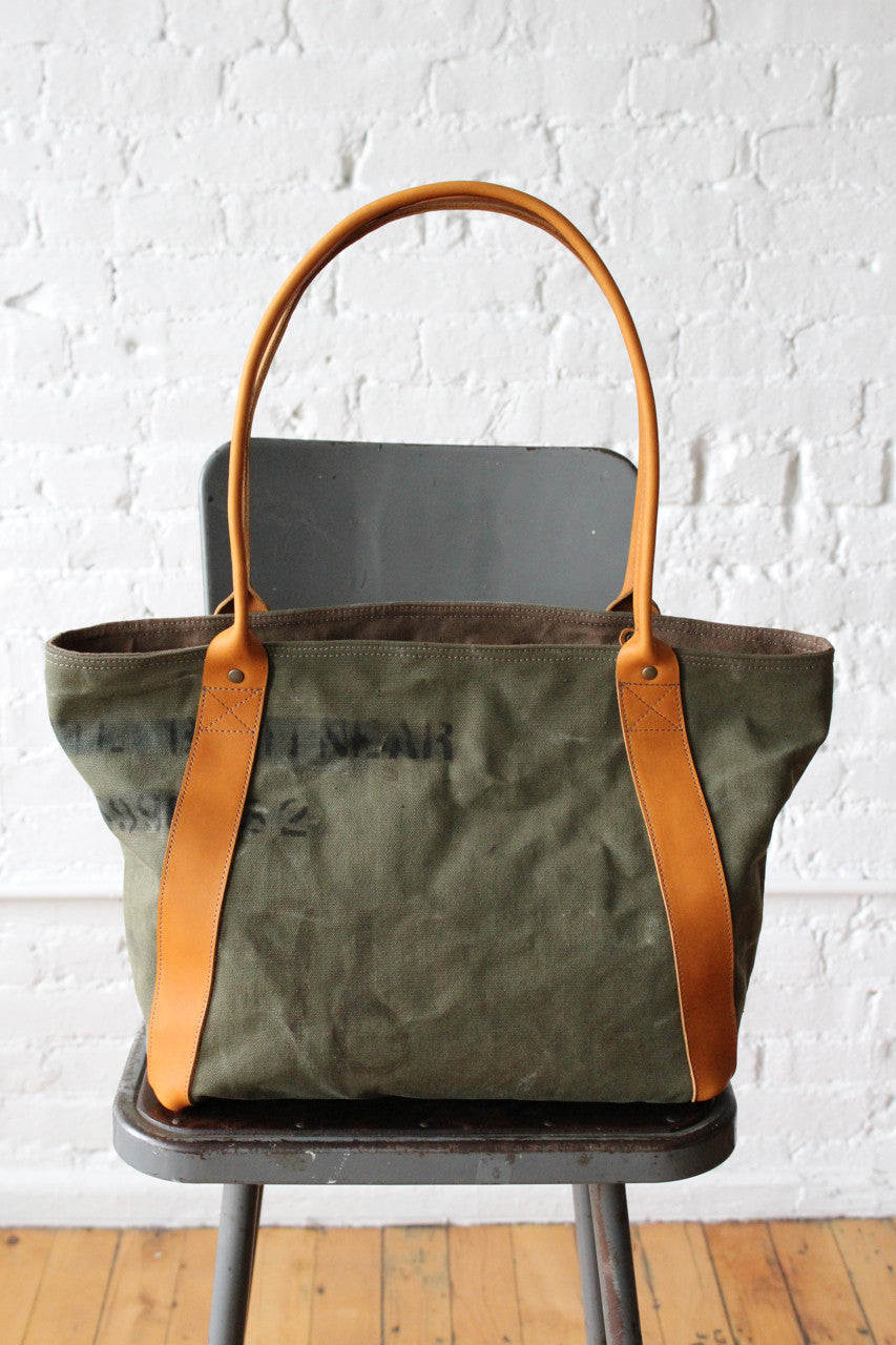 WWII era Canvas Carryall