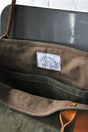 WWII era Canvas Carryall