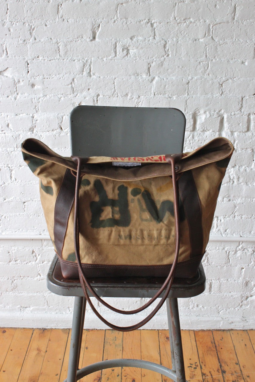 WWII era Canvas Carryall