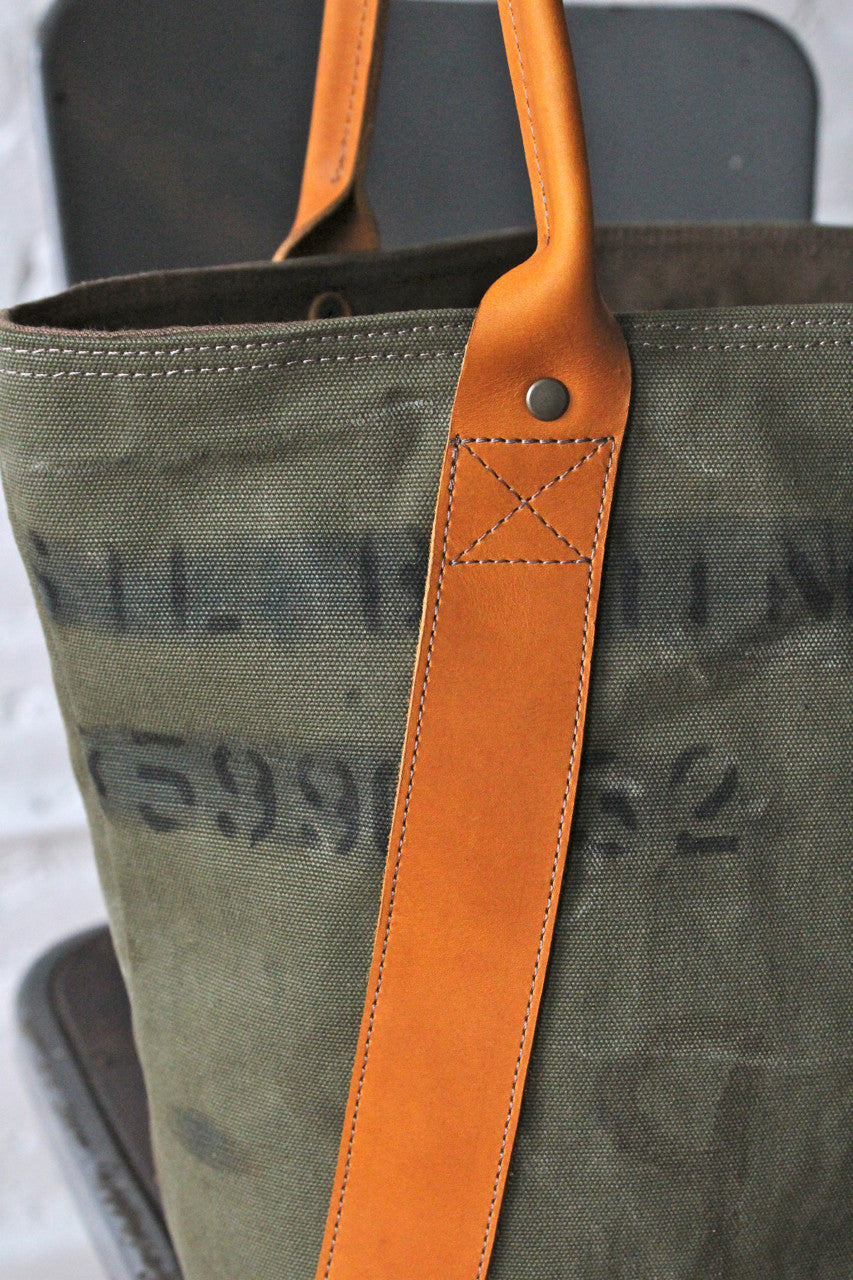 WWII era Canvas Carryall