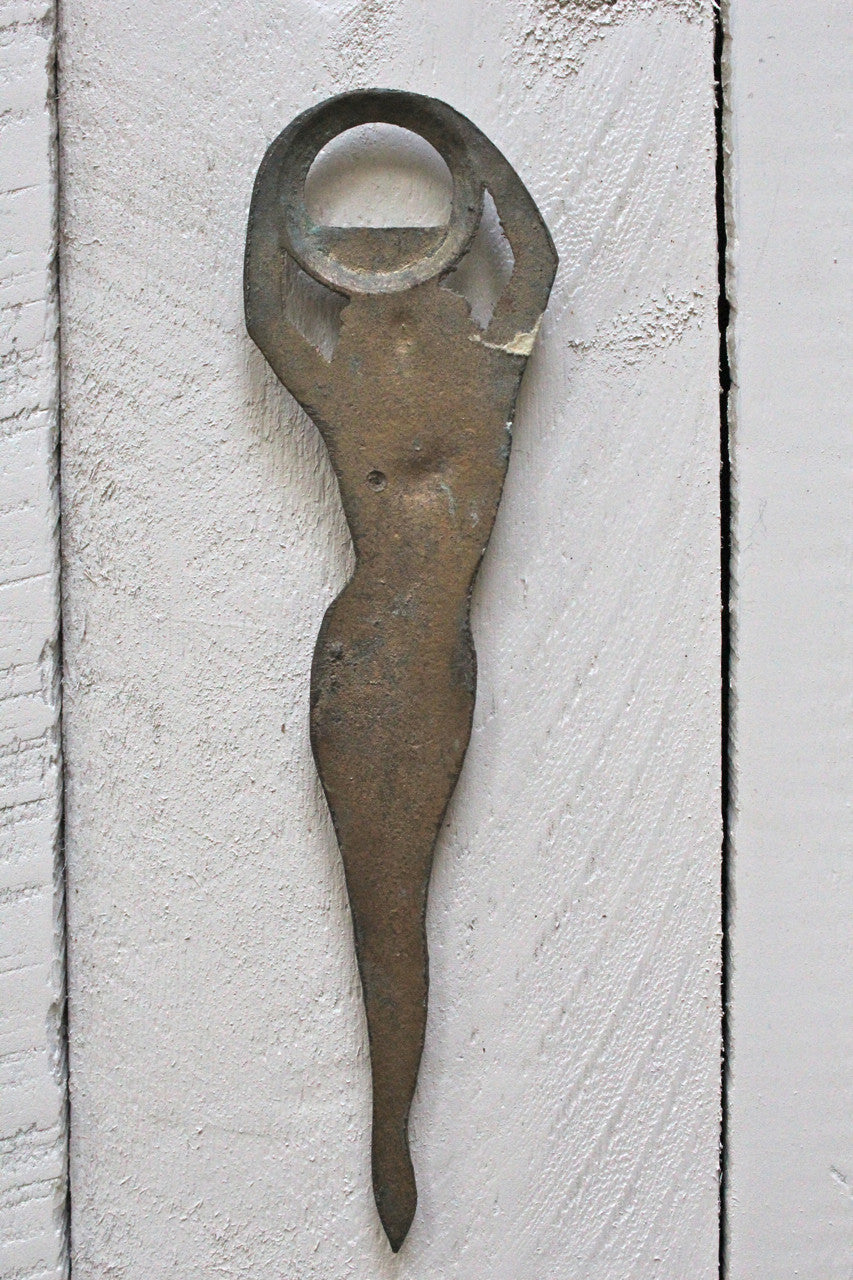 Brass Lady Bottle Opener
