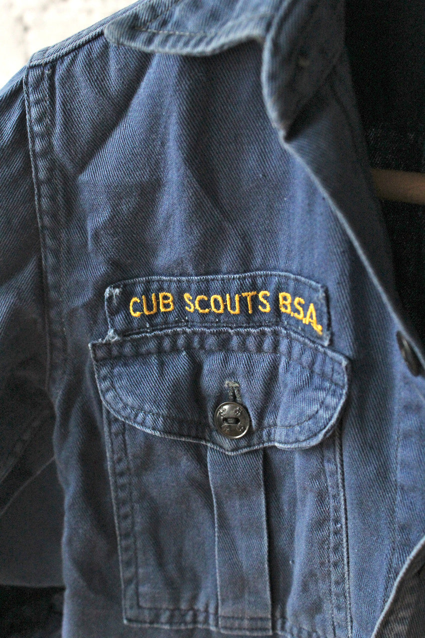 Navy Blue Cub Scout Button Down