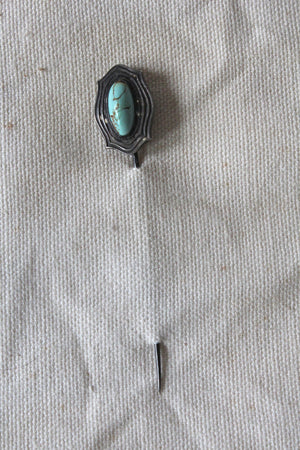 Turn of the Century Turquoise Stickpin