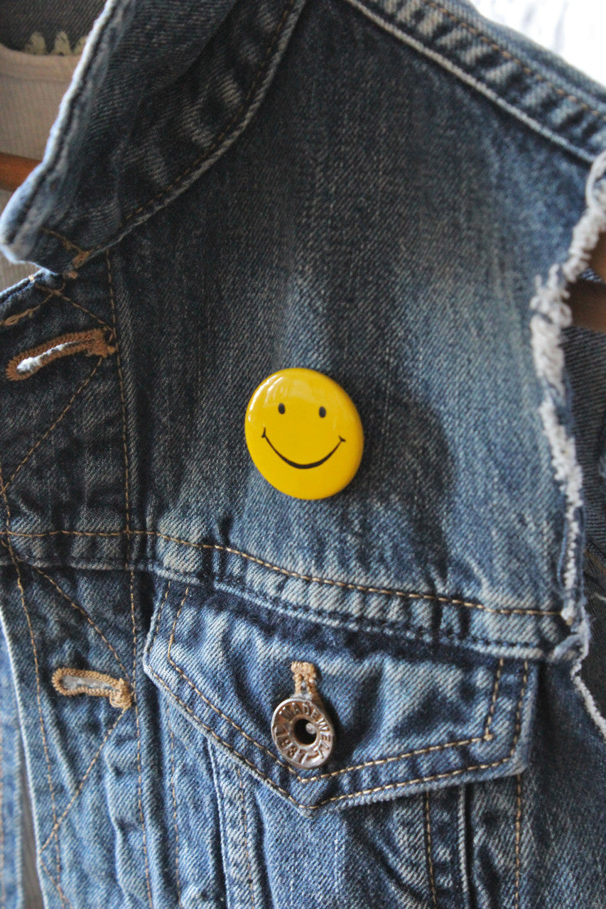 1970's Smiley Face Button