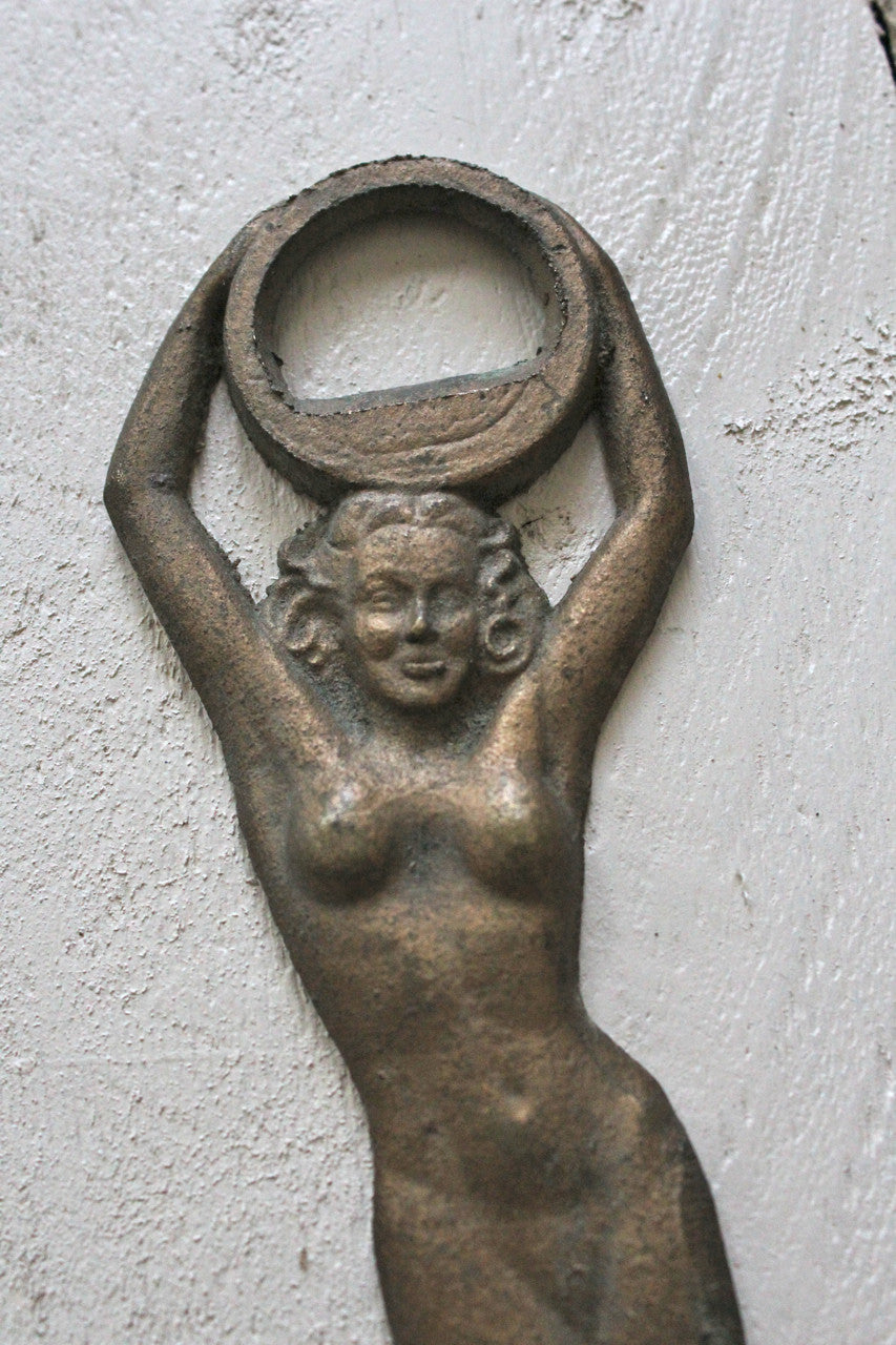 Brass Lady Bottle Opener