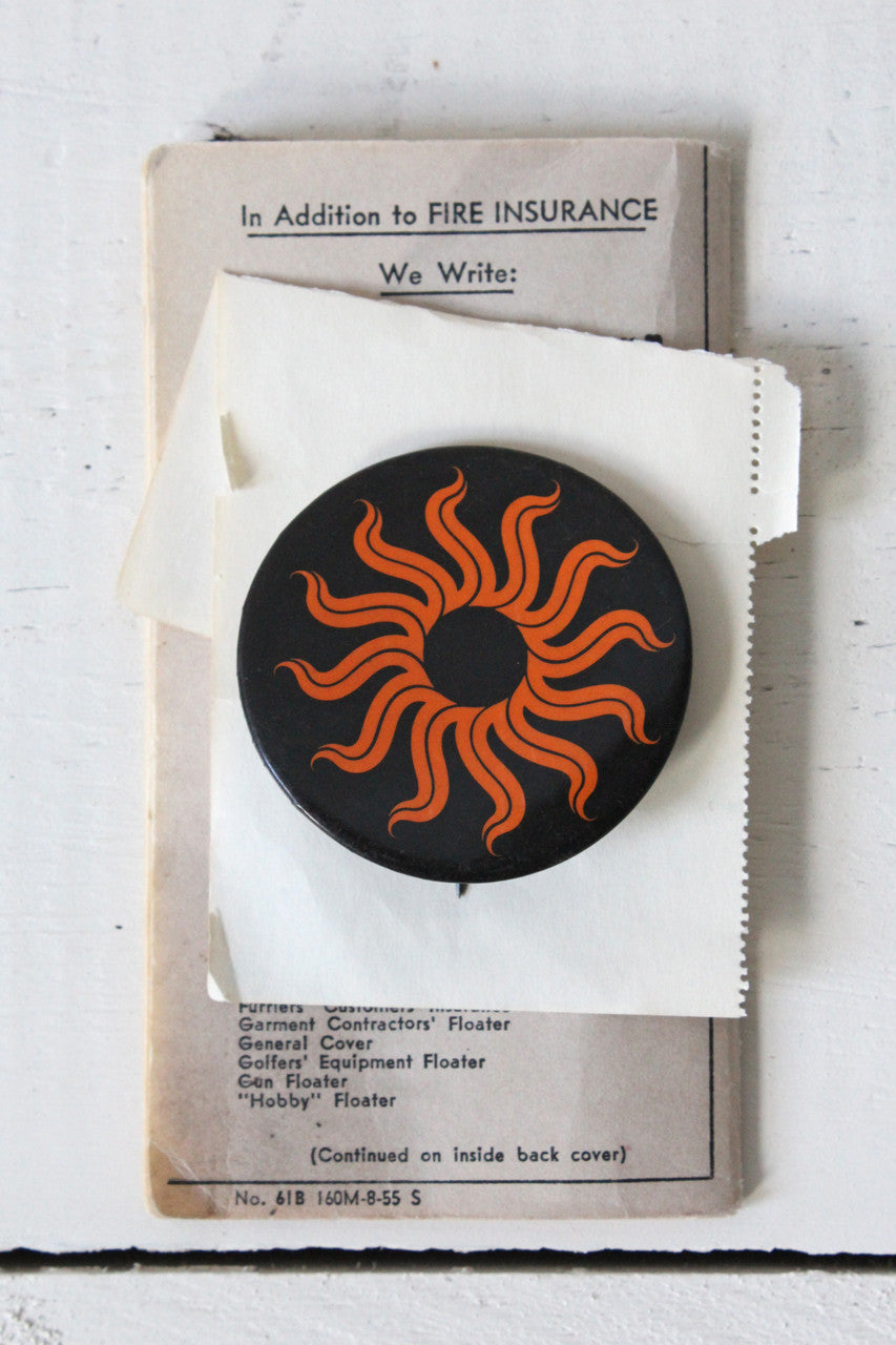 1970's Sun Button