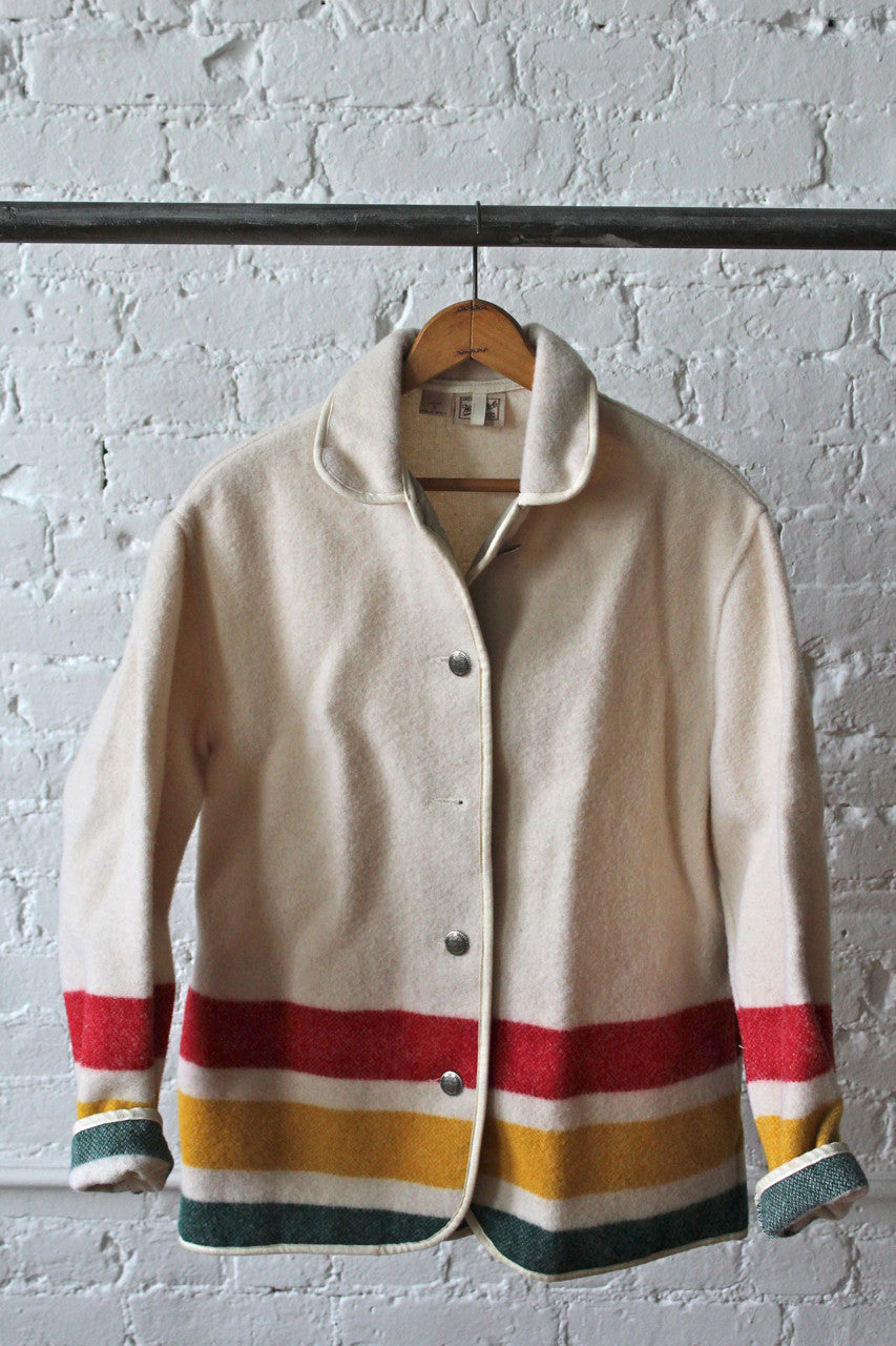 Blanket Style Woolrich Coat