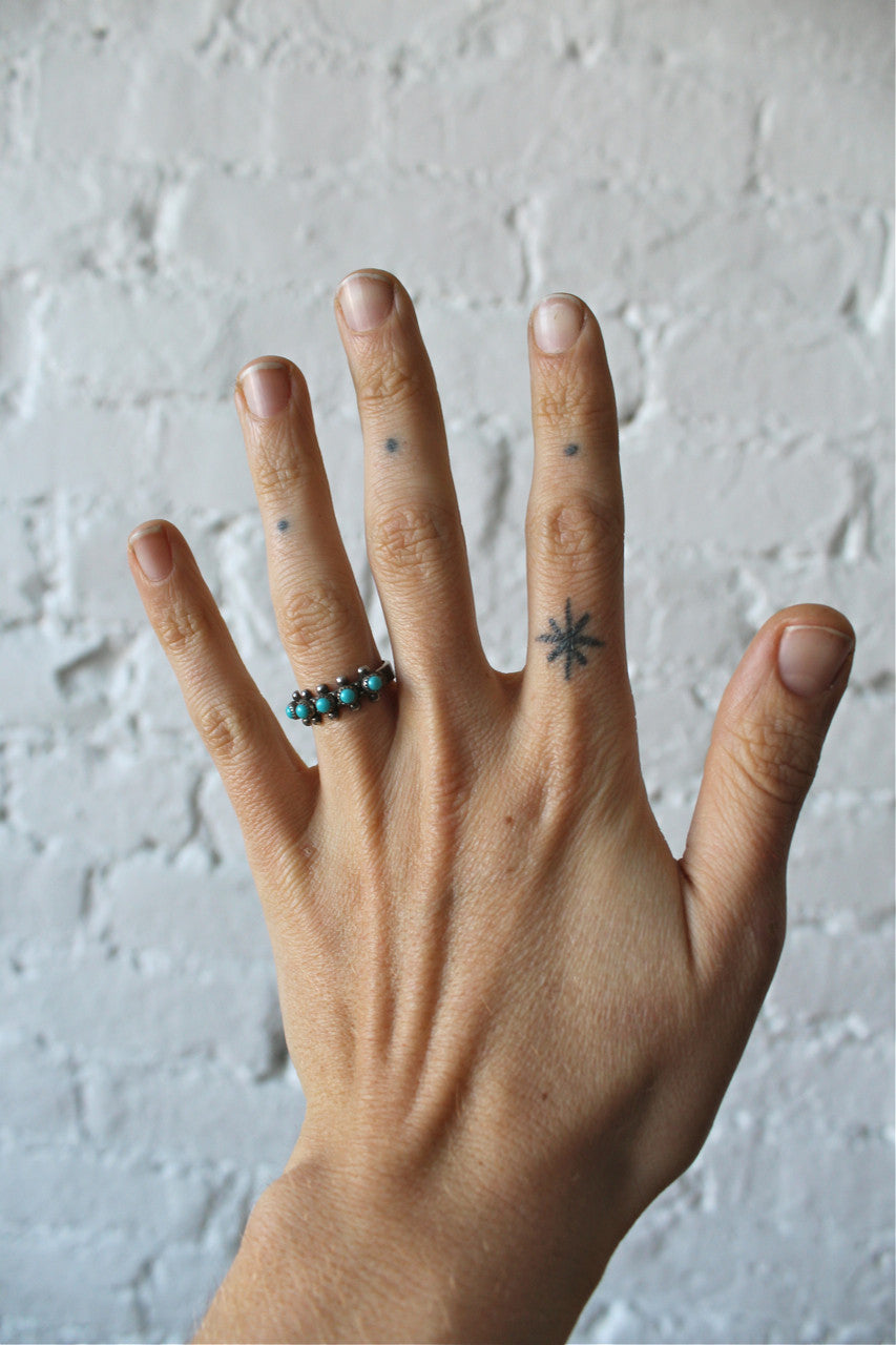 Turquoise and Sterling Ring