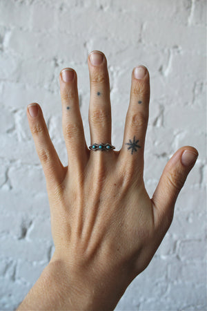 Turquoise and Sterling Ring (2)